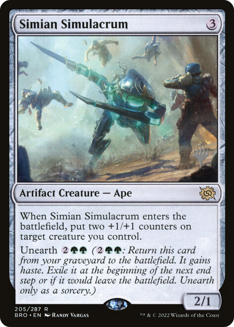 Simian Simulacrum (Promo Pack) [The Brothers' War Promos]-1