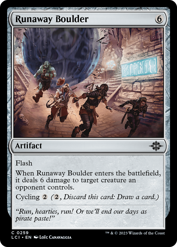 Runaway Boulder [The Lost Caverns of Ixalan]-1