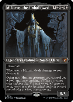 Mikaeus, the Unhallowed (CMM-516) - Commander Masters Etched Foil-1