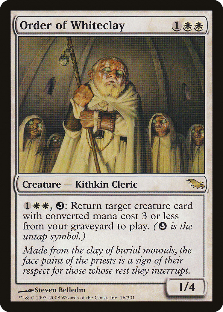 Order of Whiteclay [Shadowmoor]-1