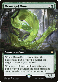 Oran-Rief Ooze (Extended Art) [Zendikar Rising]-1