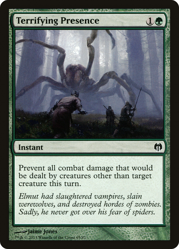Terrifying Presence [Duel Decks: Heroes vs. Monsters]-1