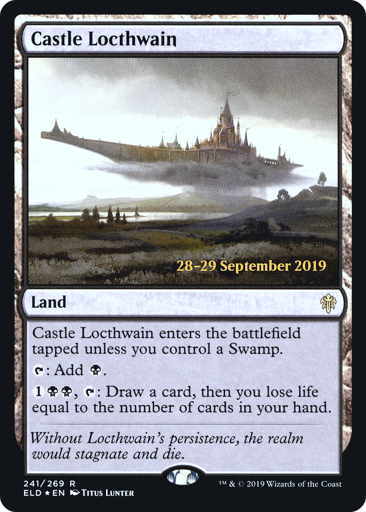 Castle Locthwain [Throne of Eldraine Prerelease Promos]-1