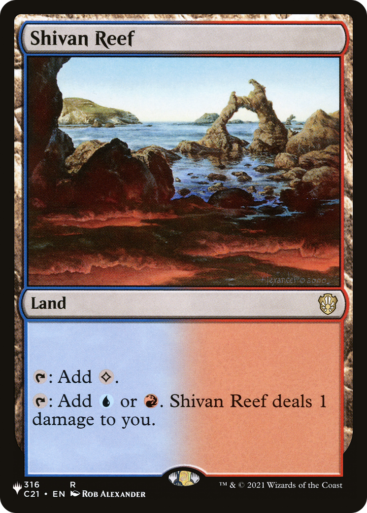 Shivan Reef [Secret Lair: Heads I Win, Tails You Lose]-1