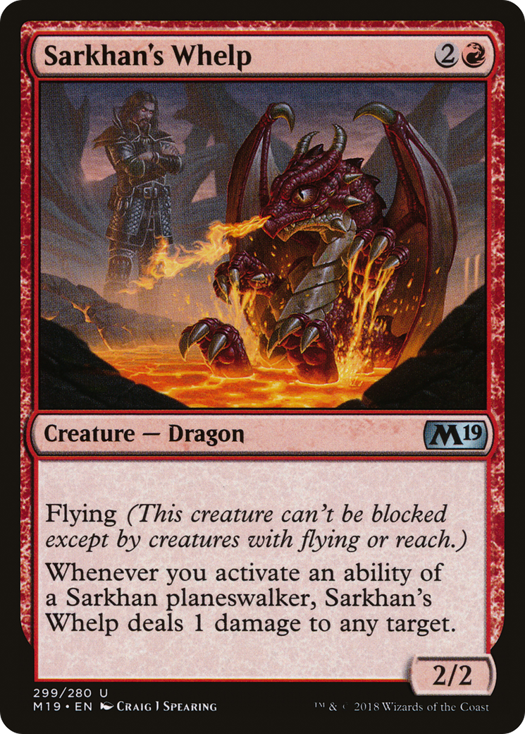 Sarkhan's Whelp [Core Set 2019]-1