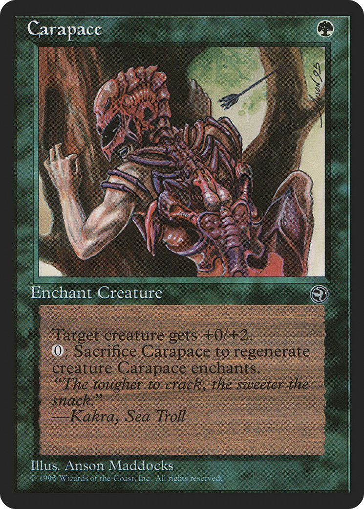 Carapace (Kakra Flavor Text) [Homelands]-1