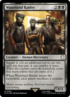 Wasteland Raider (Surge Foil) (PIP-580) - Fallout Foil-1