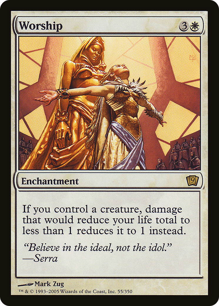 Worship (9ED-055) - 9th Edition Foil-1