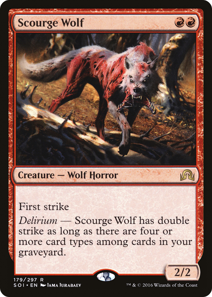 Scourge Wolf [Shadows over Innistrad]-1