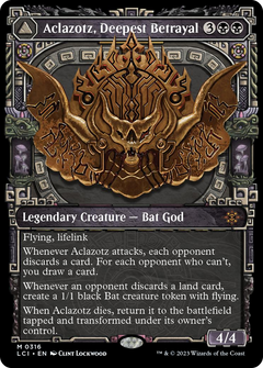 Aclazotz, Deepest Betrayal // Temple of the Dead (Showcase) [The Lost Caverns of Ixalan]-1