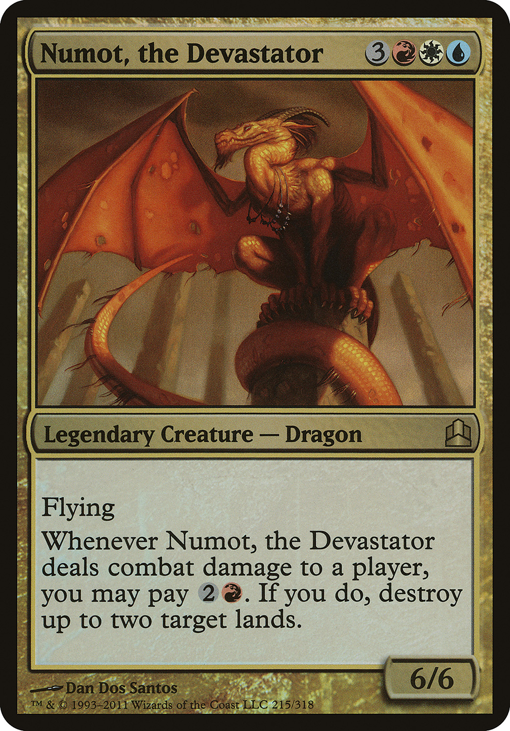 Numot, the Devastator (Oversized) [Commander 2011 Oversized]-1