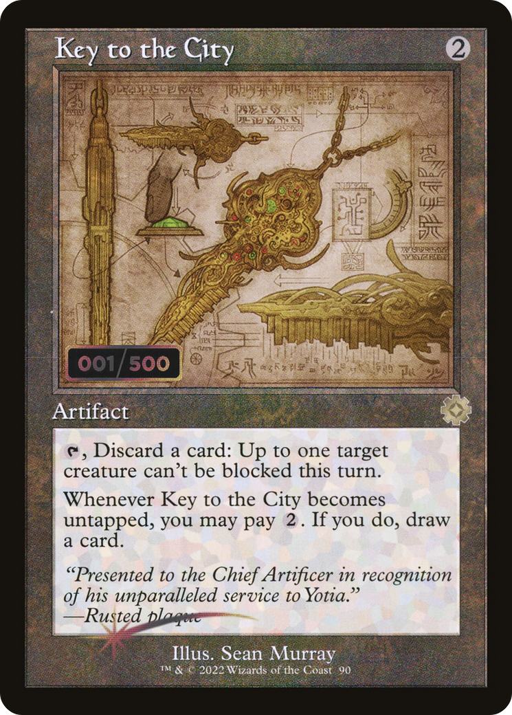 Key to the City (Retro Schematic) (Serialized) [The Brothers' War Retro Artifacts]-1