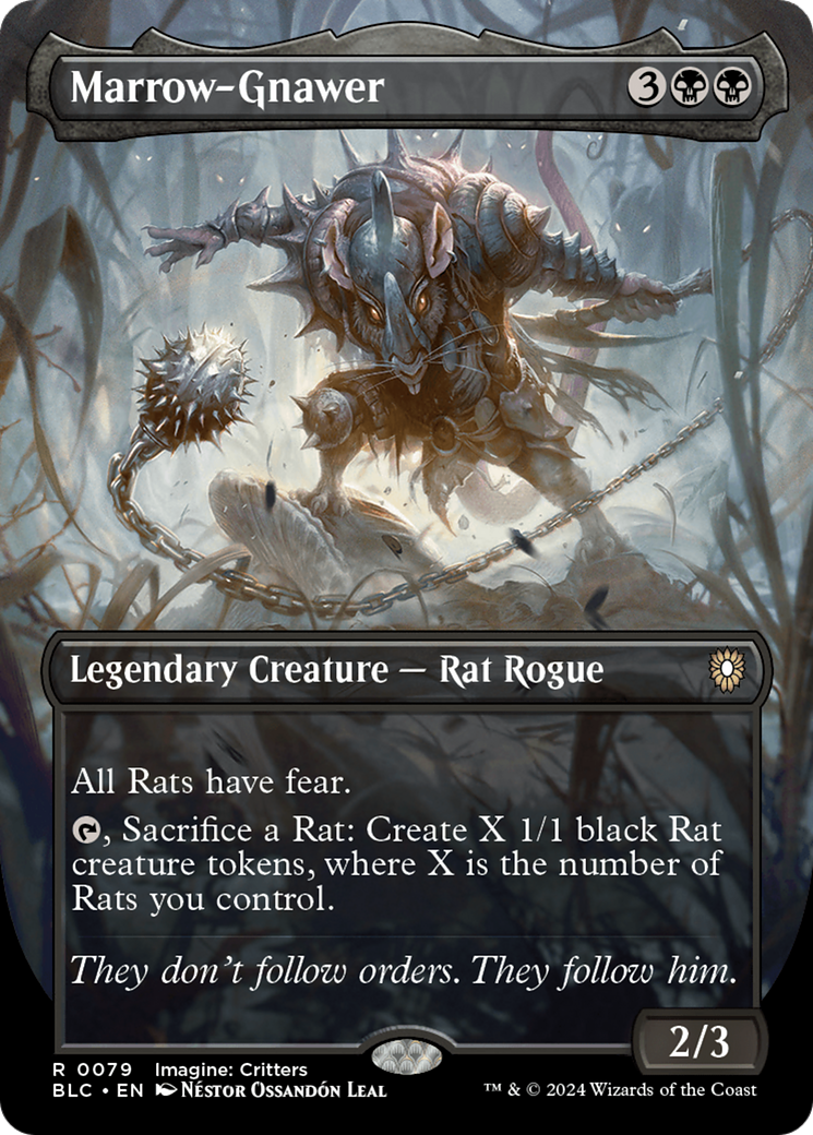 Marrow-Gnawer (Borderless) [Bloomburrow Commander]-1