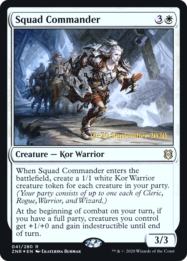 Squad Commander [Zendikar Rising Prerelease Promos]-1