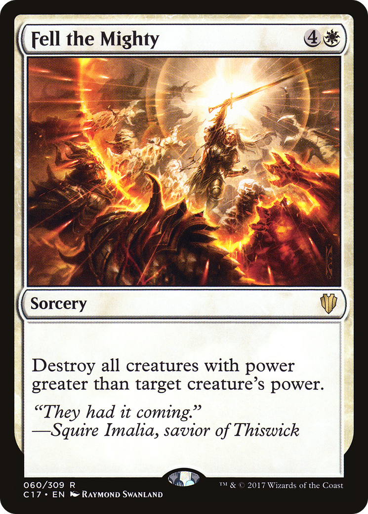 Fell the Mighty [Commander 2017]-1