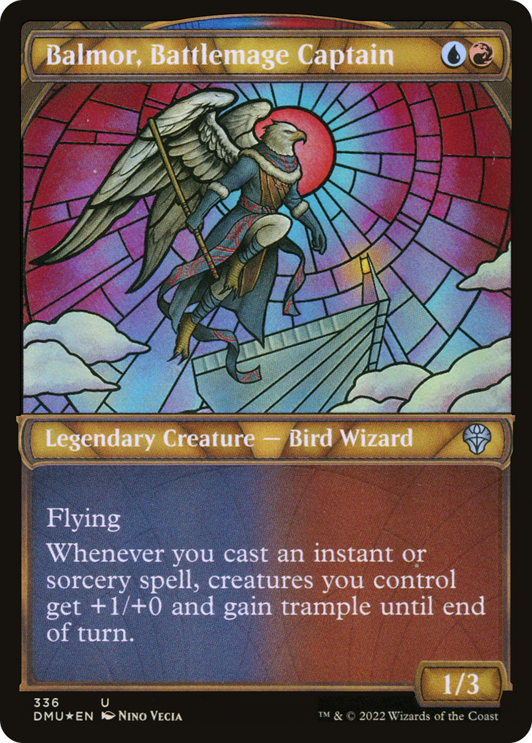 Balmor, Battlemage Captain (Showcase Textured) [Dominaria United]-1