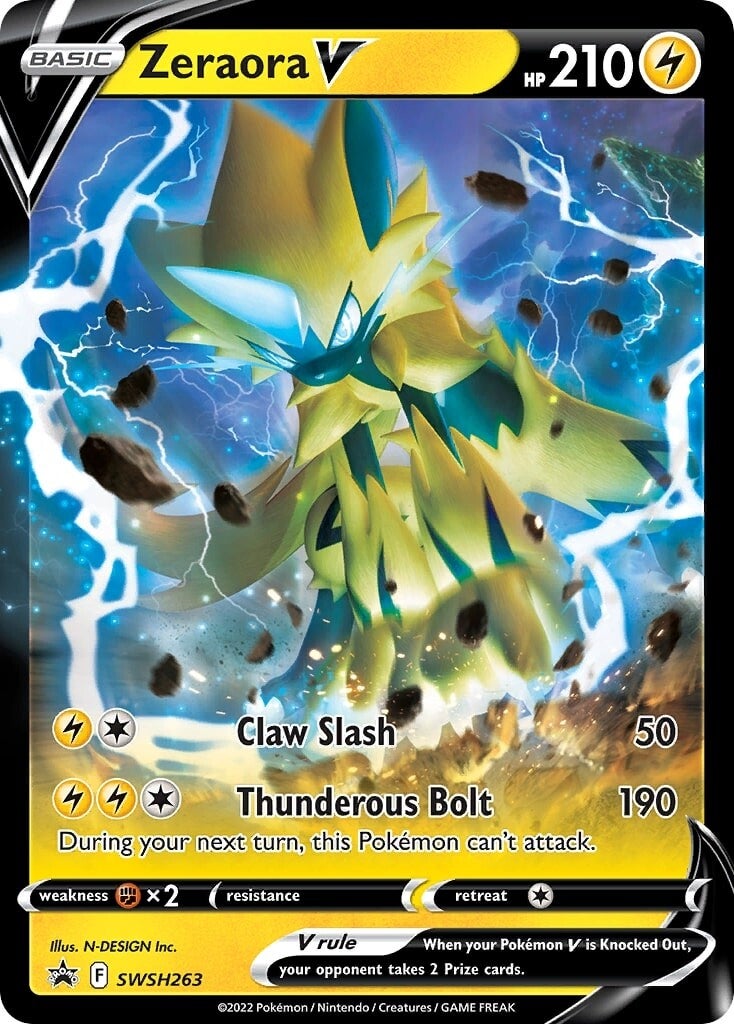 Zeraora V (SWSH263) [Sword & Shield: Black Star Promos]-1