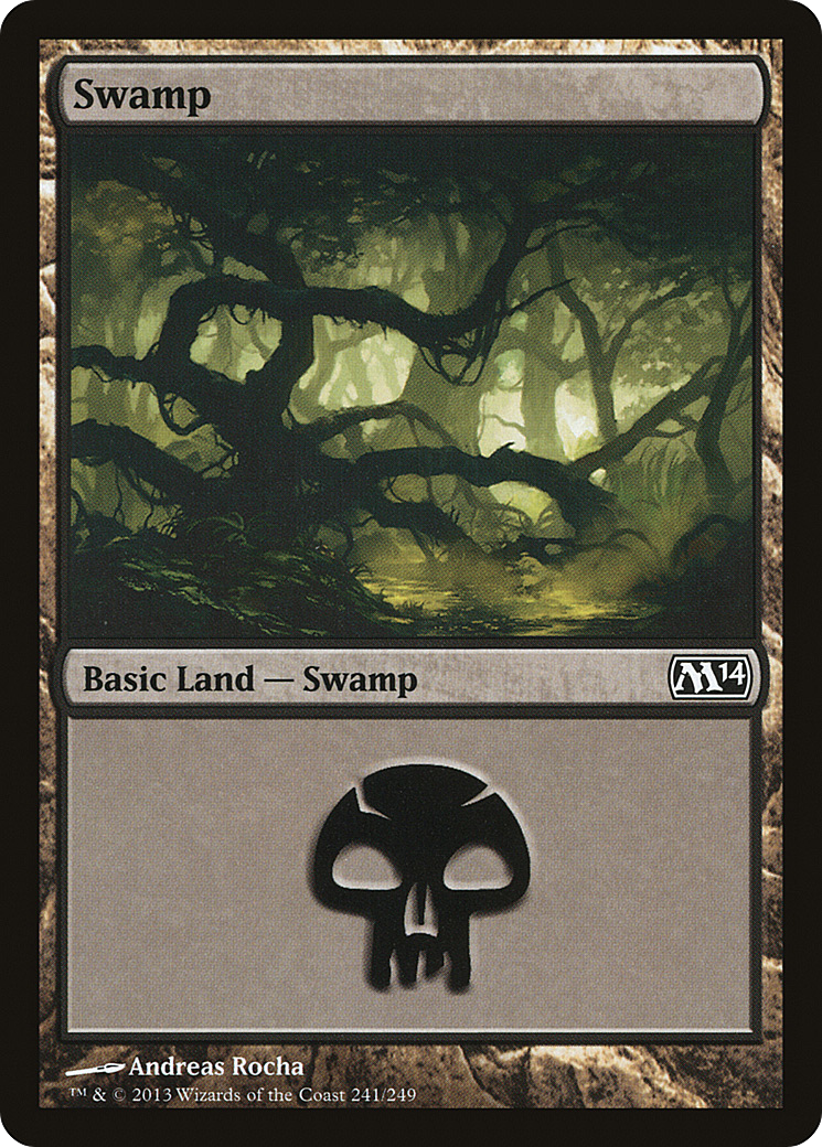 Swamp (241) [Magic 2014]-1