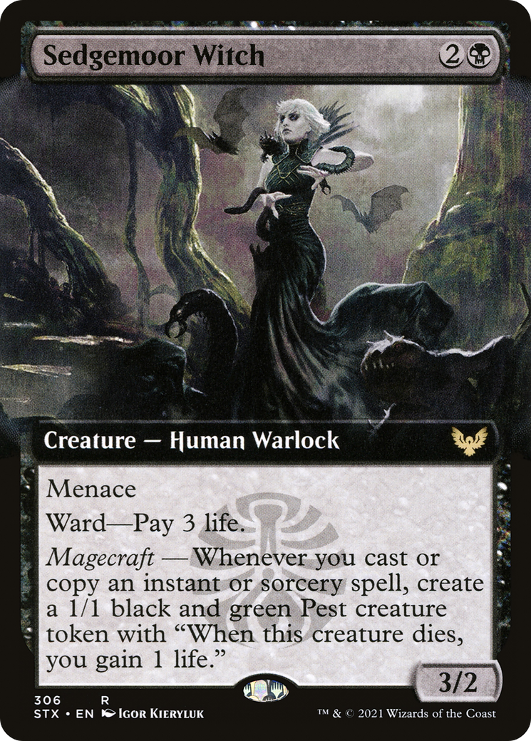 Sedgemoor Witch (Extended Art) [Strixhaven: School of Mages]-1