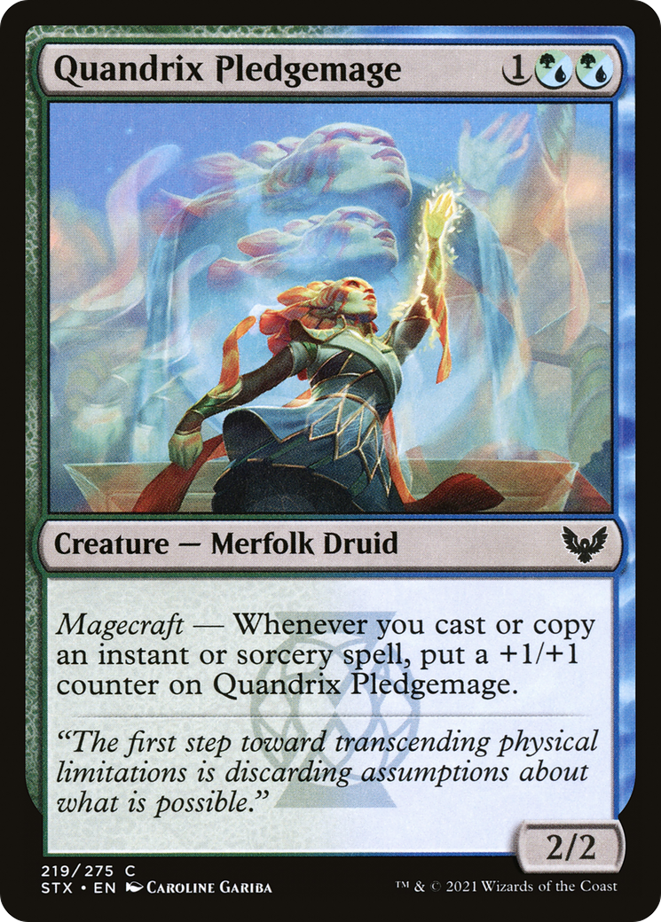 Quandrix Pledgemage [Strixhaven: School of Mages]-1