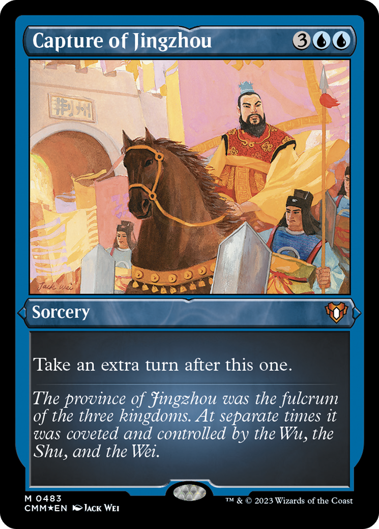 Capture of Jingzhou (CMM-483) - Commander Masters Etched Foil-1