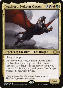 Wasitora, Nekoru Queen (2X2-293) - Double Masters 2022 Foil-1