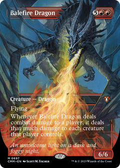 Balefire Dragon (Borderless Alternate Art) [Commander Masters]-1