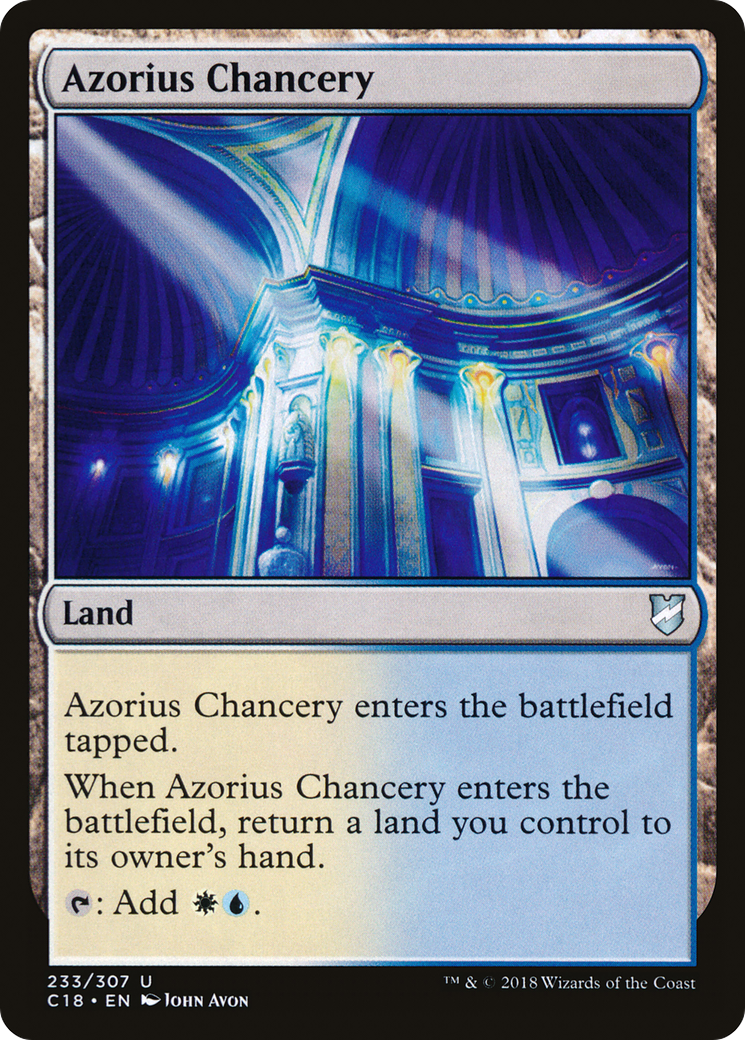 Azorius Chancery [Commander 2018]-1