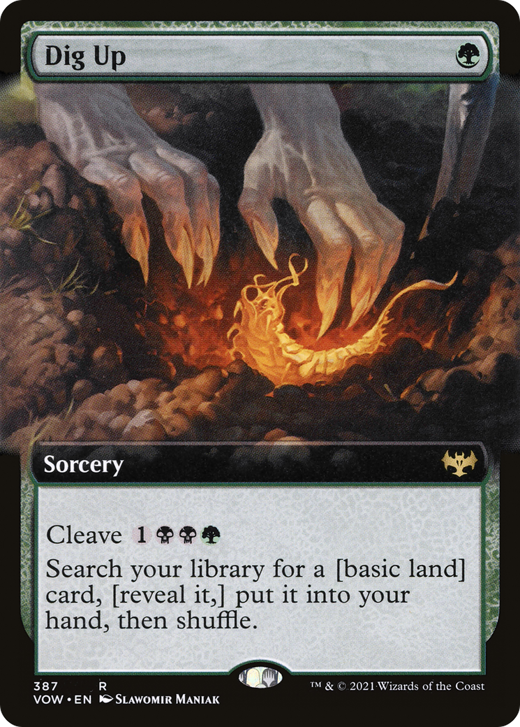 Dig Up (Extended Art) [Innistrad: Crimson Vow]-1