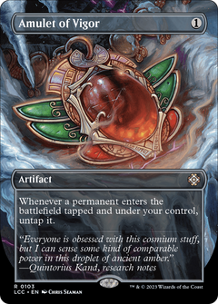 Amulet of Vigor (Borderless) [The Lost Caverns of Ixalan Commander]-1