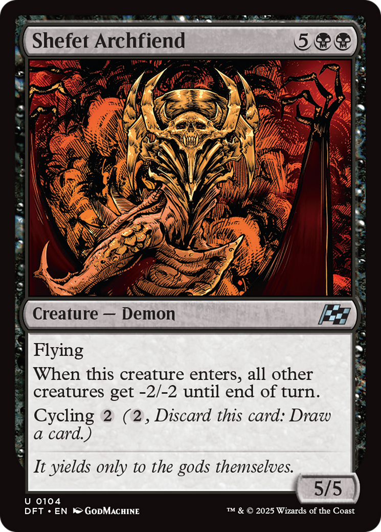 Shefet Archfiend [Aetherdrift]-1