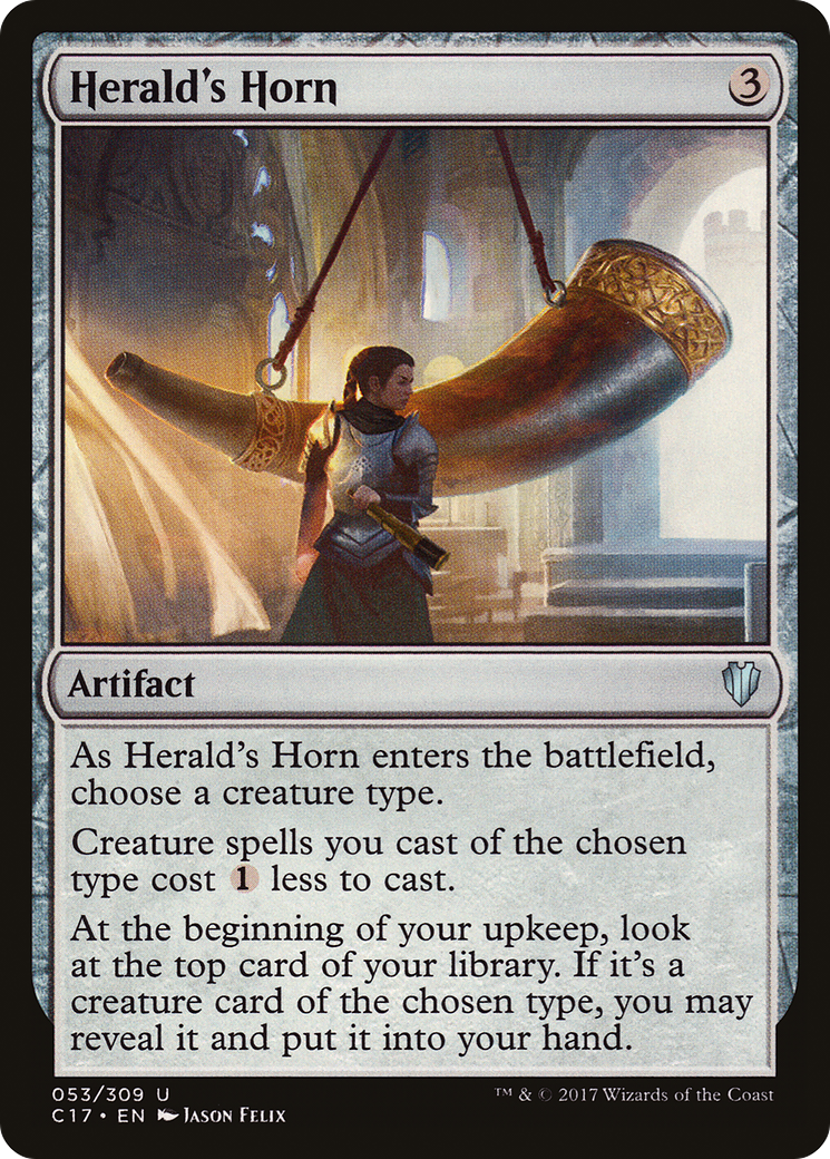 Herald's Horn [Commander 2017]-1