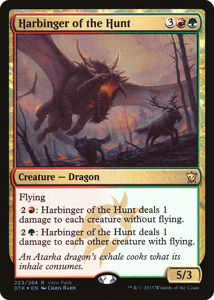 Harbinger of the Hunt (Intro Pack) [Dragons of Tarkir Promos]-1