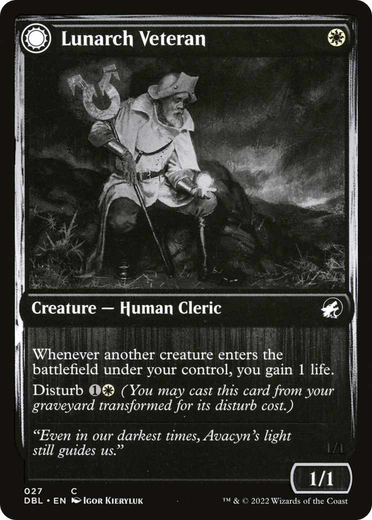 Lunarch Veteran // Luminous Phantom [Innistrad: Double Feature]-3