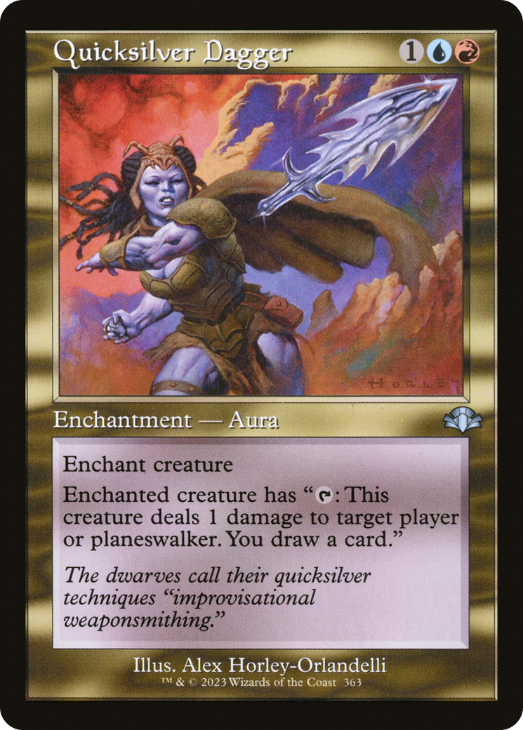 Quicksilver Dagger (Retro) [Dominaria Remastered]-1