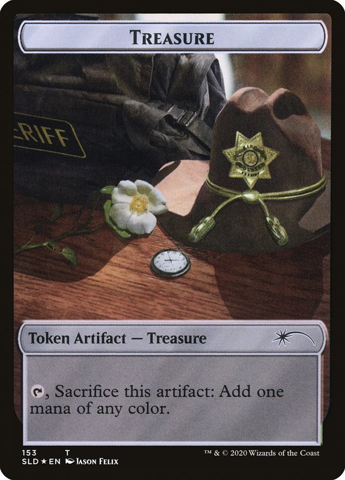 Treasure // Walker (148) Double-Sided Token [Secret Lair Drop Series]-1