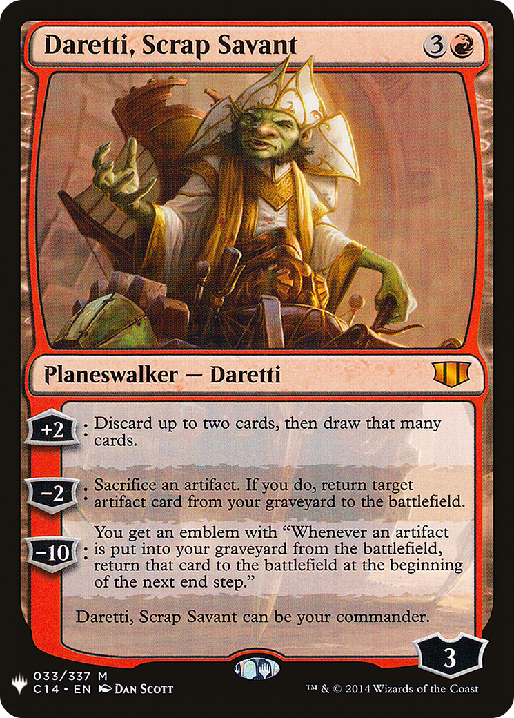 Daretti, Scrap Savant (C14) [The List]-1
