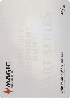 Light Up the Night // Light Up the Night (AMID-043) - Midnight Hunt Art Series (Borderless) Foil-2