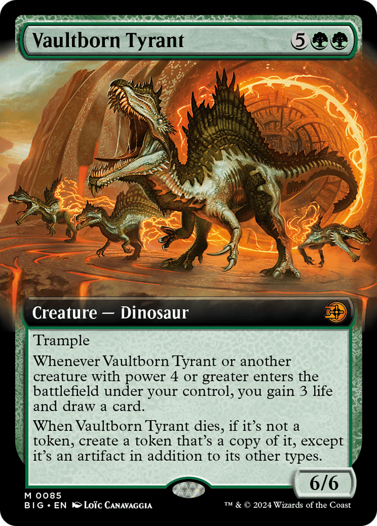 Vaultborn Tyrant (Extended Art) (BIG-085) - The Big Score: (Extended Art) Foil-1