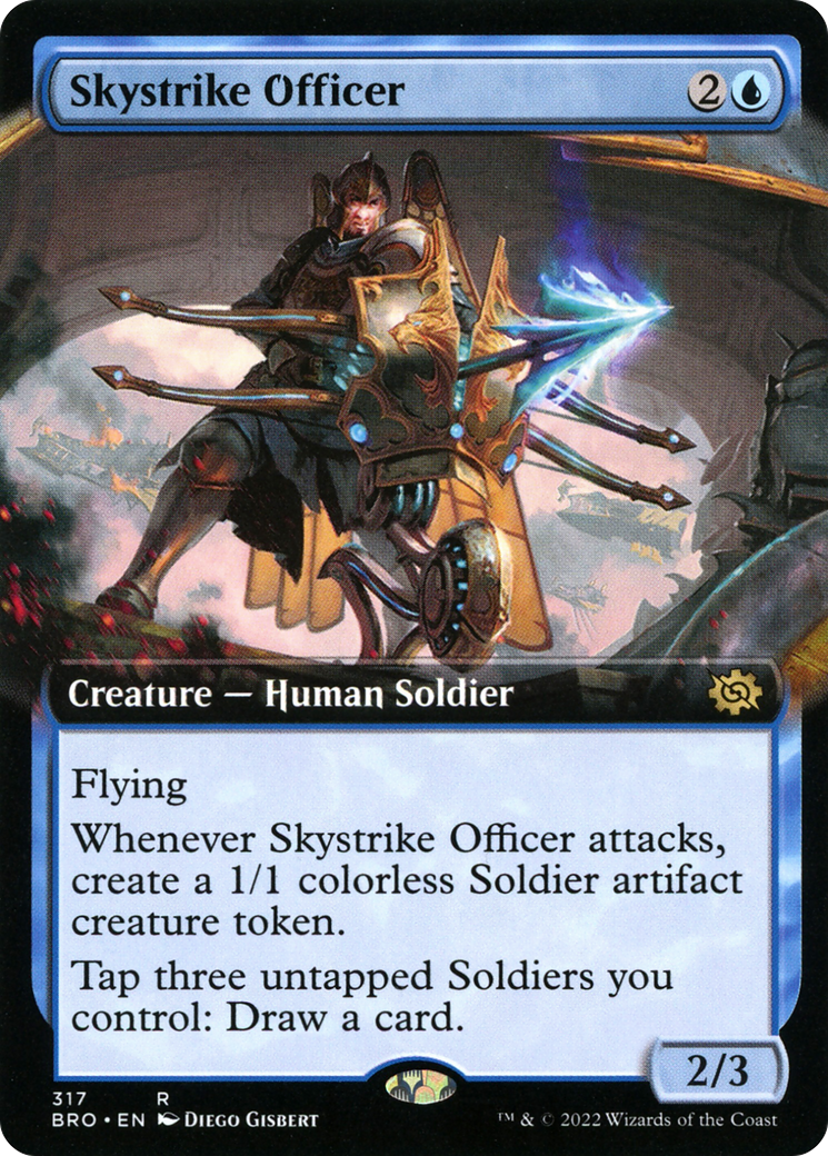 Skystrike Officer (Extended Art) [The Brothers' War]-1