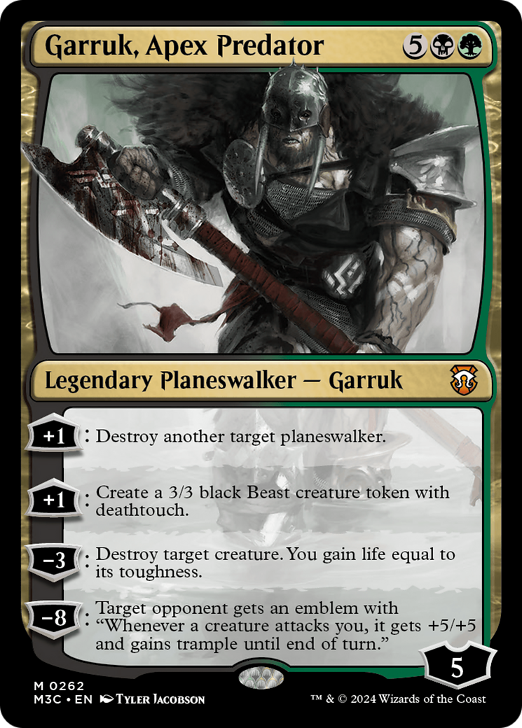 Garruk, Apex Predator [Modern Horizons 3 Commander]-1