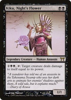 Kiku, Night's Flower [Champions of Kamigawa]-1