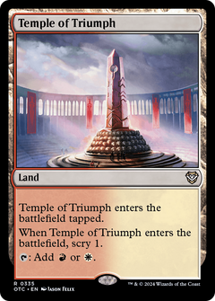 Temple of Triumph [Outlaws of Thunder Junction Commander]-1