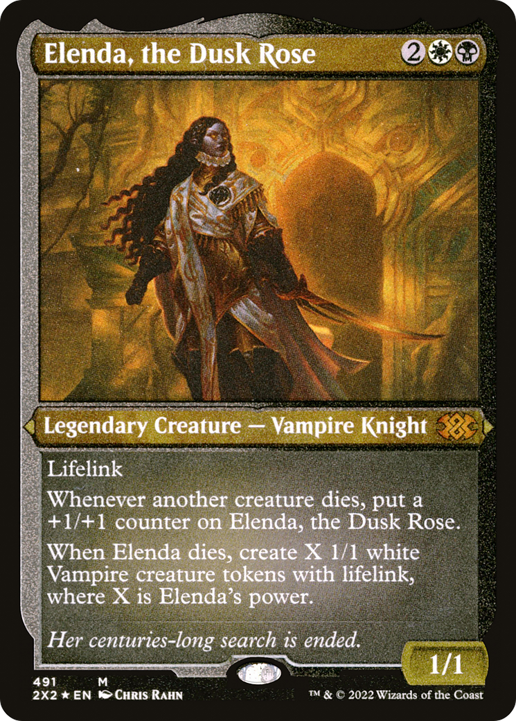 Elenda, the Dusk Rose (Foil Etched) [Double Masters 2022]-1