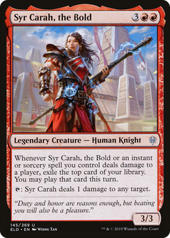 Syr Carah, the Bold [Throne of Eldraine]-1