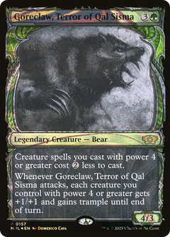 Goreclaw, Terror of Qal Sisma (Halo Foil) [Multiverse Legends]-1