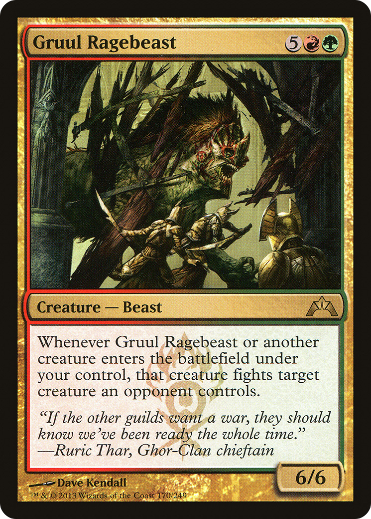 Gruul Ragebeast [Gatecrash]-1