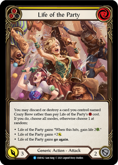 Life of the Party (Yellow) [EVR162] (Everfest)  1st Edition Normal-2