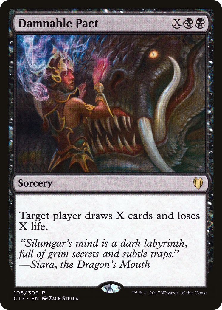 Damnable Pact [Commander 2017]-1