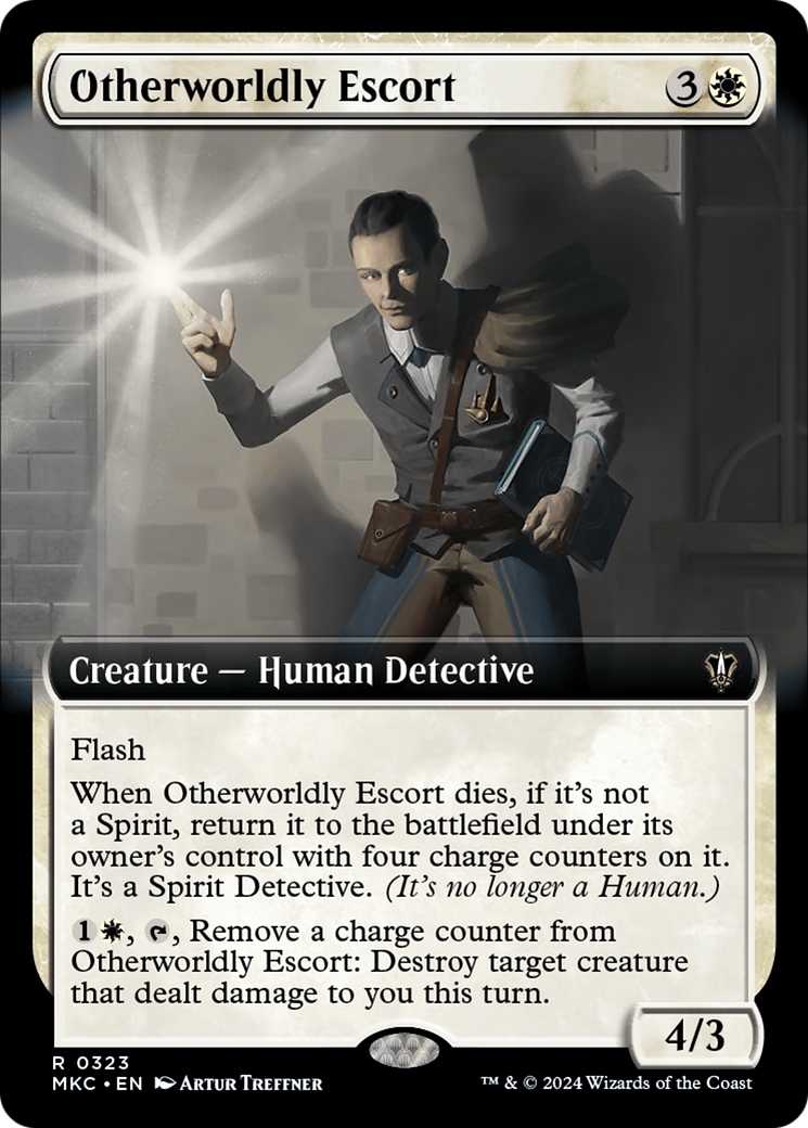 Otherworldly Escort (Extended Art) [Murders at Karlov Manor Commander]-1